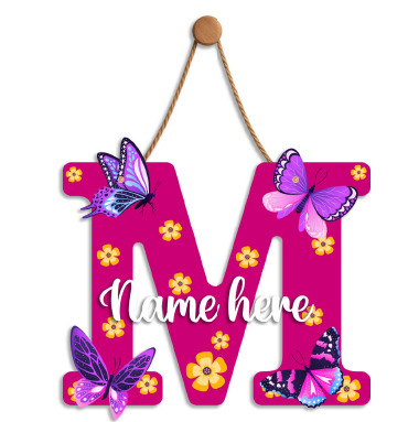 Alphabate Name Plate