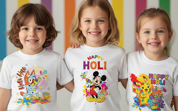 Holi Printed T-Shirt