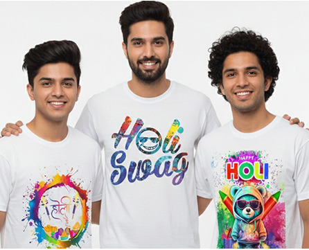 Holi Printed T-Shirt