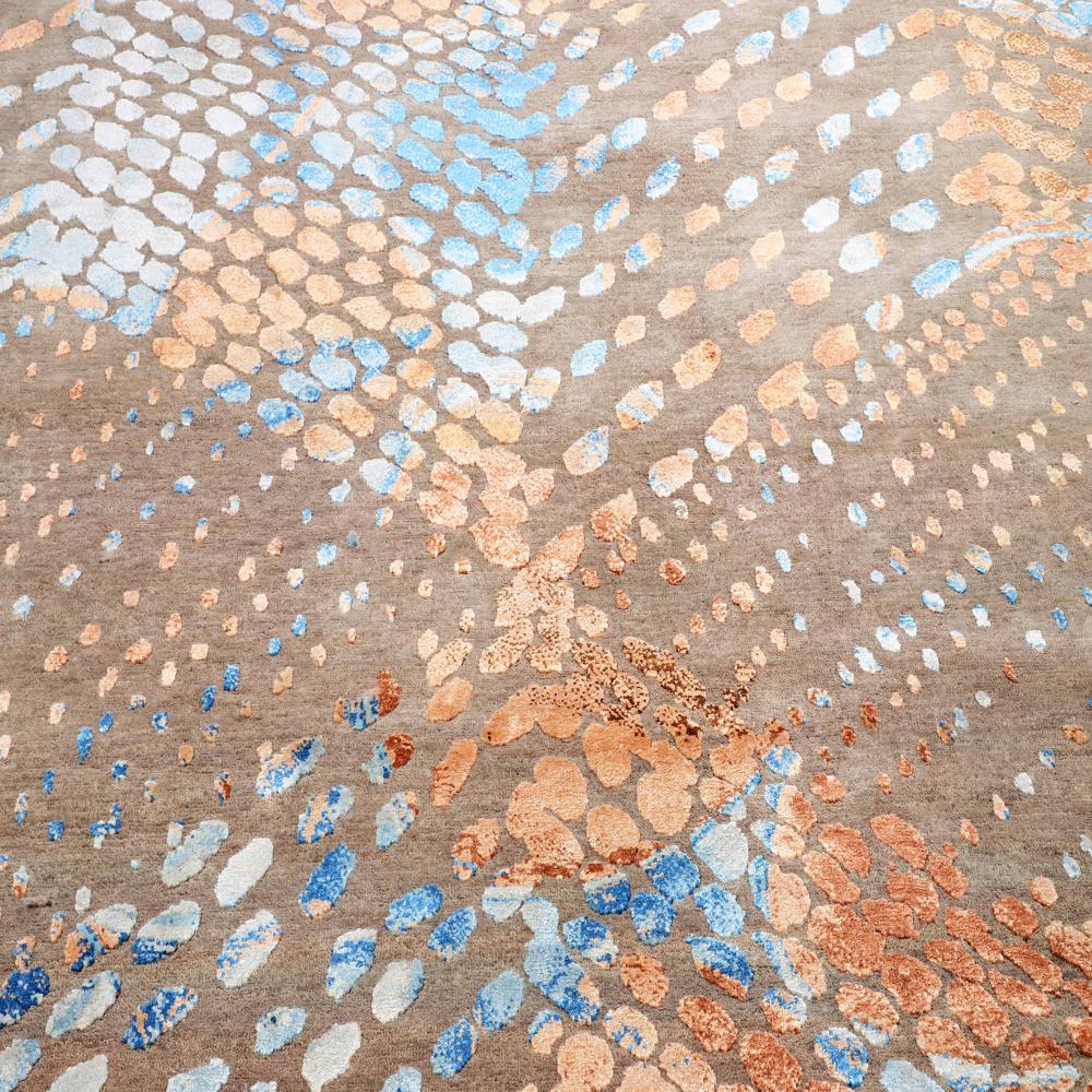 9x12 Feet Camel Blue Color Carpet