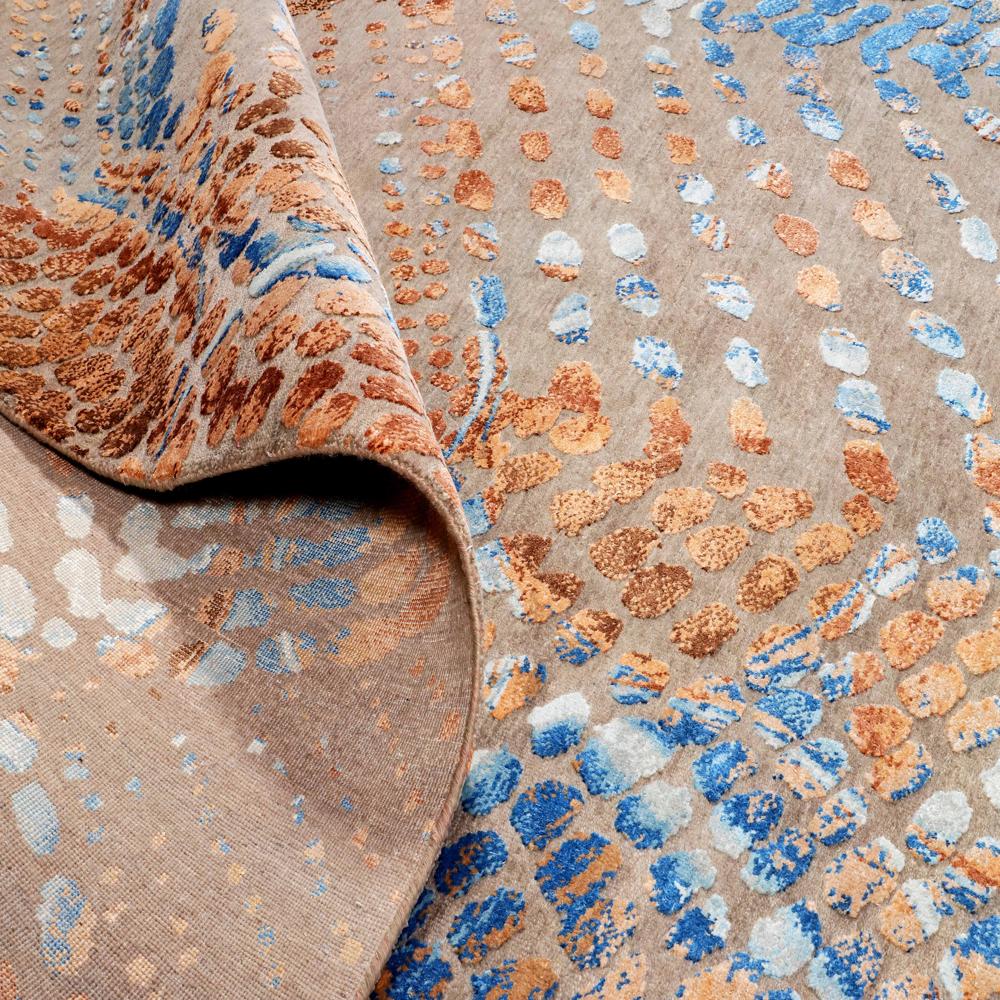 9x12 Feet Camel Blue Color Carpet