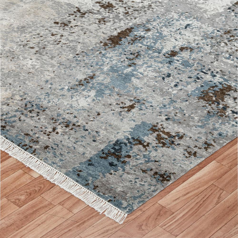 8x10 Feet Grey Blue Color Carpet