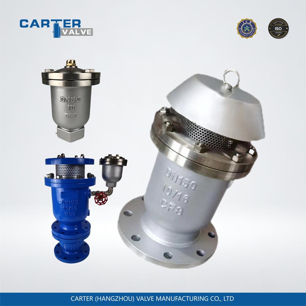 Air Release Valve Air Vent Valve Automatic Air Valve Air Relief Valve Bleed Valve Gg25 Flanged RF Single Orifice Double Orifice ANSI DIN Micro Air Release