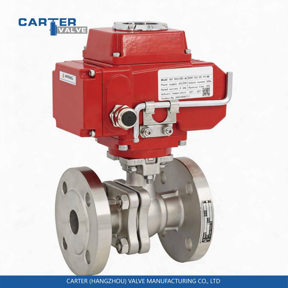 Floating Ball Valve / Two Piece Floating Ball Valve, Stainless Steel, Flanged, Manual Hand Lever, Floating Ball Structure, Water/Oil/Gas, API 608 Standard