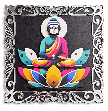 Mdf Multi- Layered Wall Art