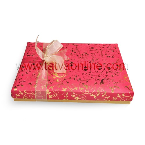 Fancy Dry Fruit Box - Paper, 6 Part Design, 2-8 Inch Size | Ideal for Gifting, Window Option, Customizable for Sweets & Chocolates
