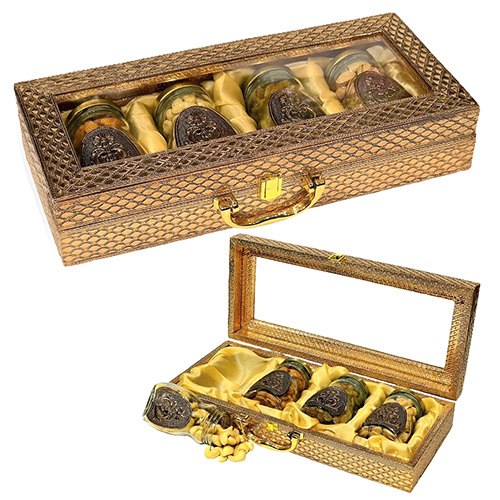 Meenakari Metal Jars Box