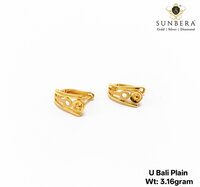 92% New Design Gold U Bali Plain