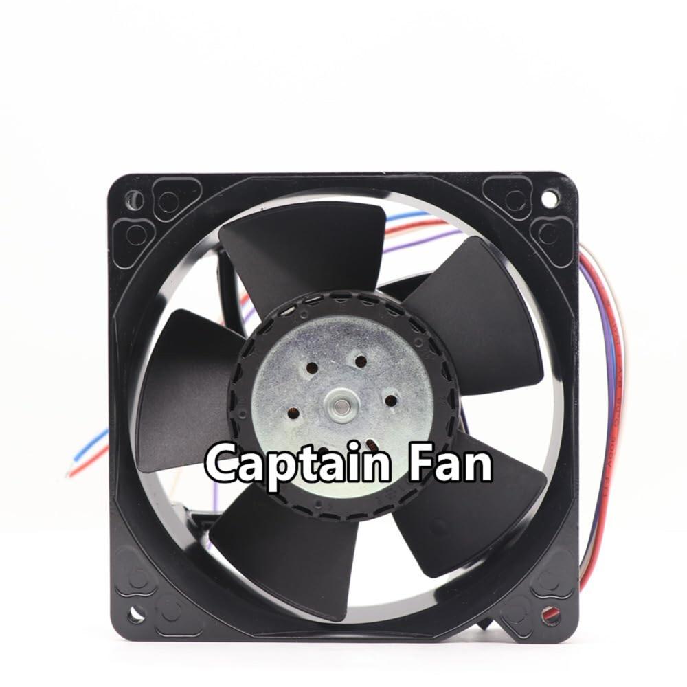 EBMPAPST 4118 N/2 H8PR 48V DC 125W 2.6A 12038mm Ball Bearing Industrial Axial Cooling Fan