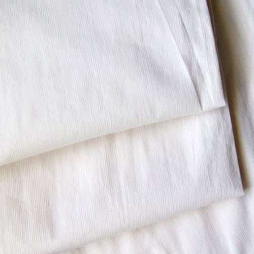 Cotton White Flannel Fabric
