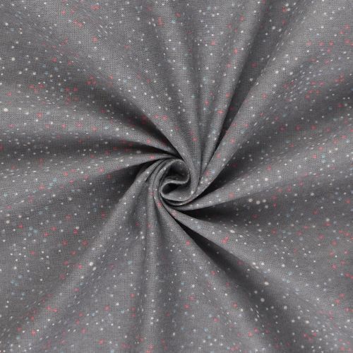 Gray Brushed Printed Flannel Fabrics