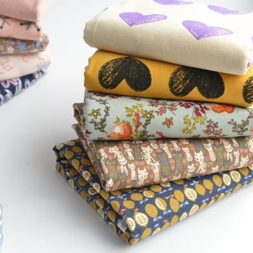 Printed Flannel Fabric