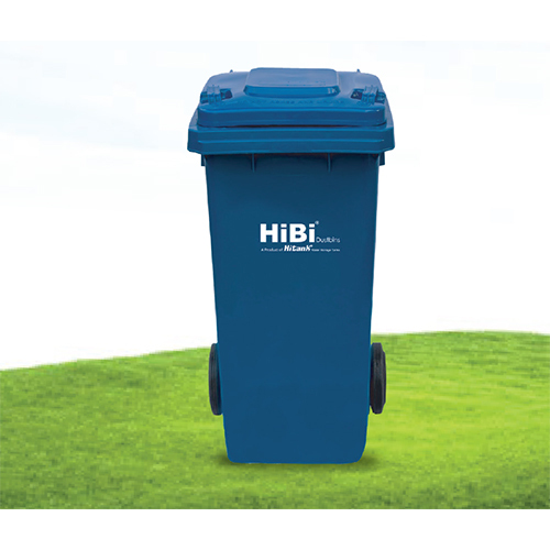 AW DUSTBINS - HDPE Material, 30-240 Litres, Multicolor | Hinged Lid, Washable Surface, Heavy-Duty Wheels