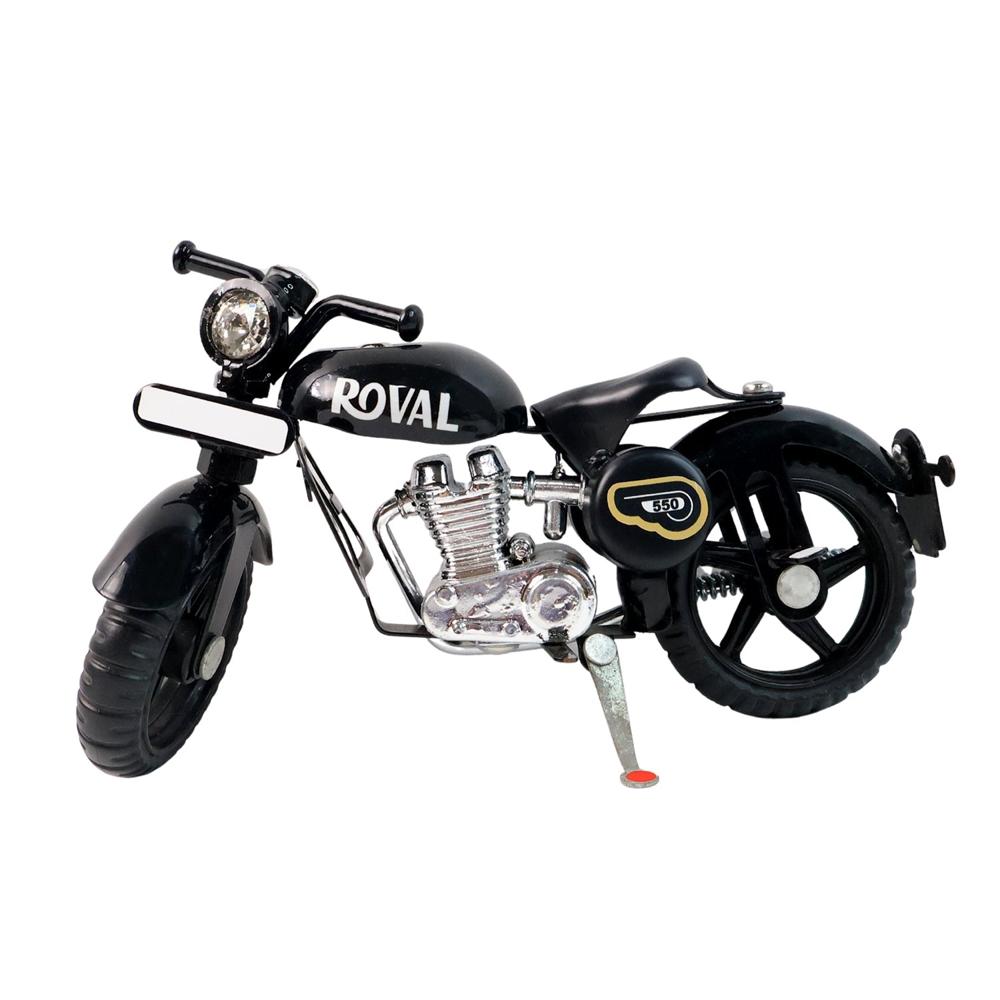Metal Bullet Bike Toy Model For Kids With Side Stand (1 Pc) - Color: Mix