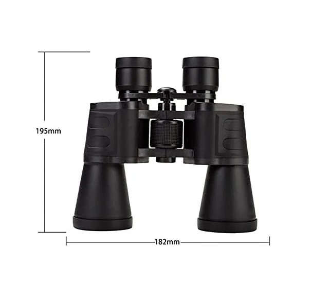 True Sense 10x50 Binoculars Powerful Compact HD Lens Durable & Clear BAK-4 FMC Lens, BN-10x50