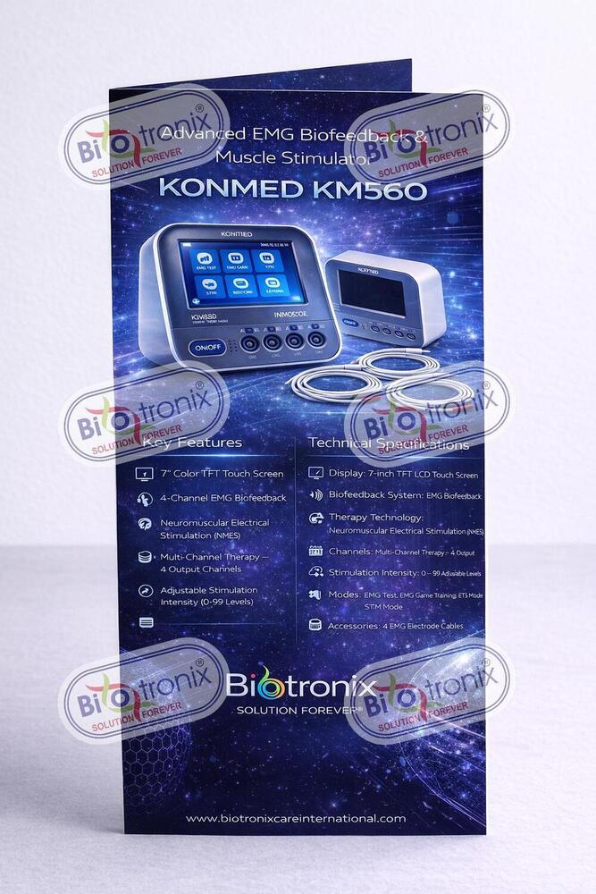Konmed KM-560 4 Channel EMG Biofeedback Physiotherapy Machine