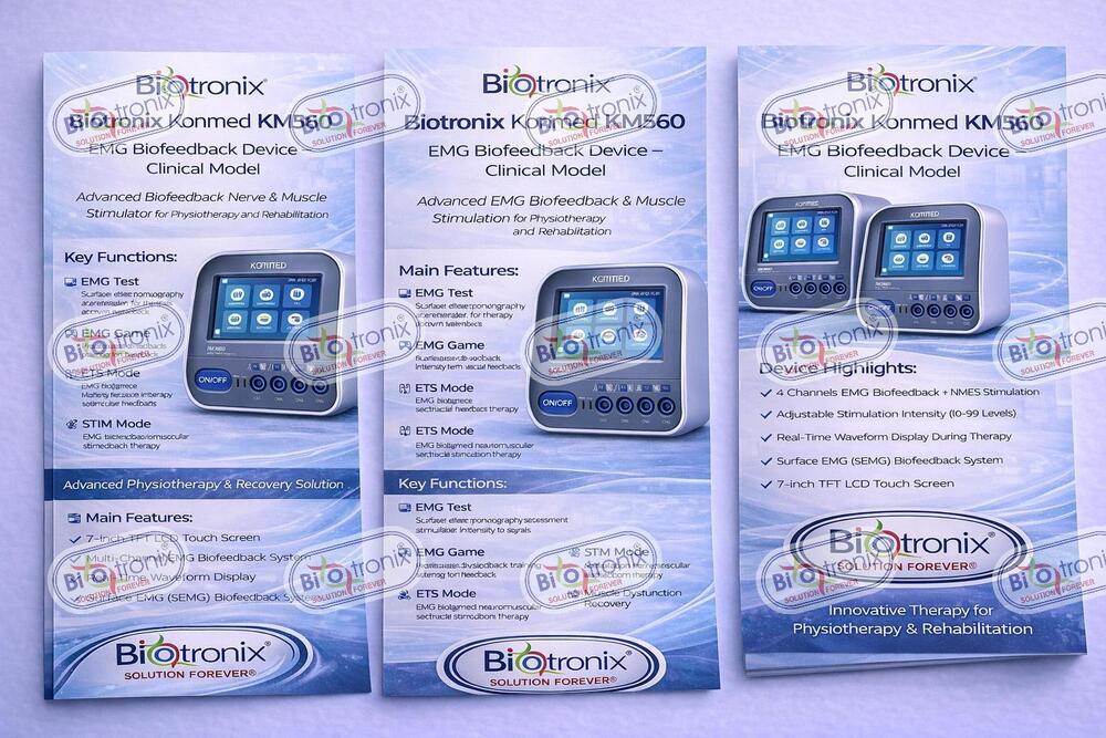 Konmed KM-560 4 Channel EMG Biofeedback Physiotherapy Machine