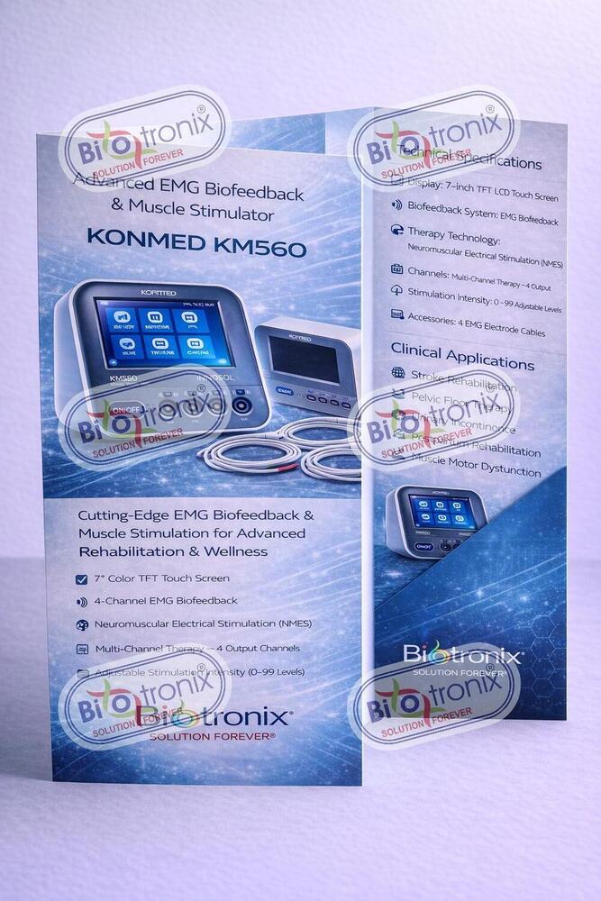 Konmed KM-560 4 Channel EMG Biofeedback Physiotherapy Machine