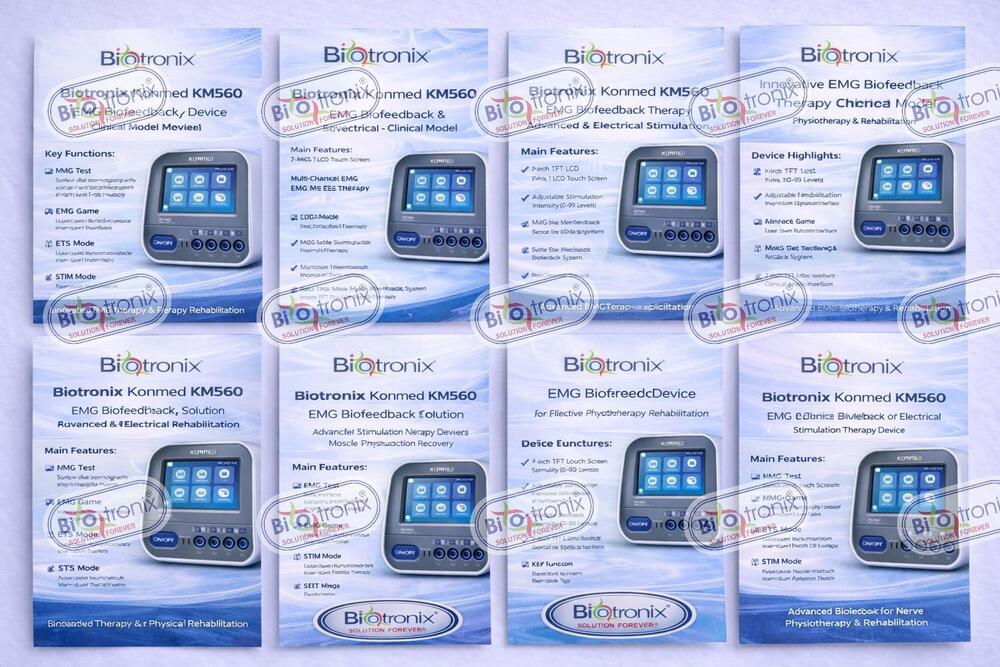 Konmed KM-560 EMG Biofeedback Device with NMES FES ETS Therapy