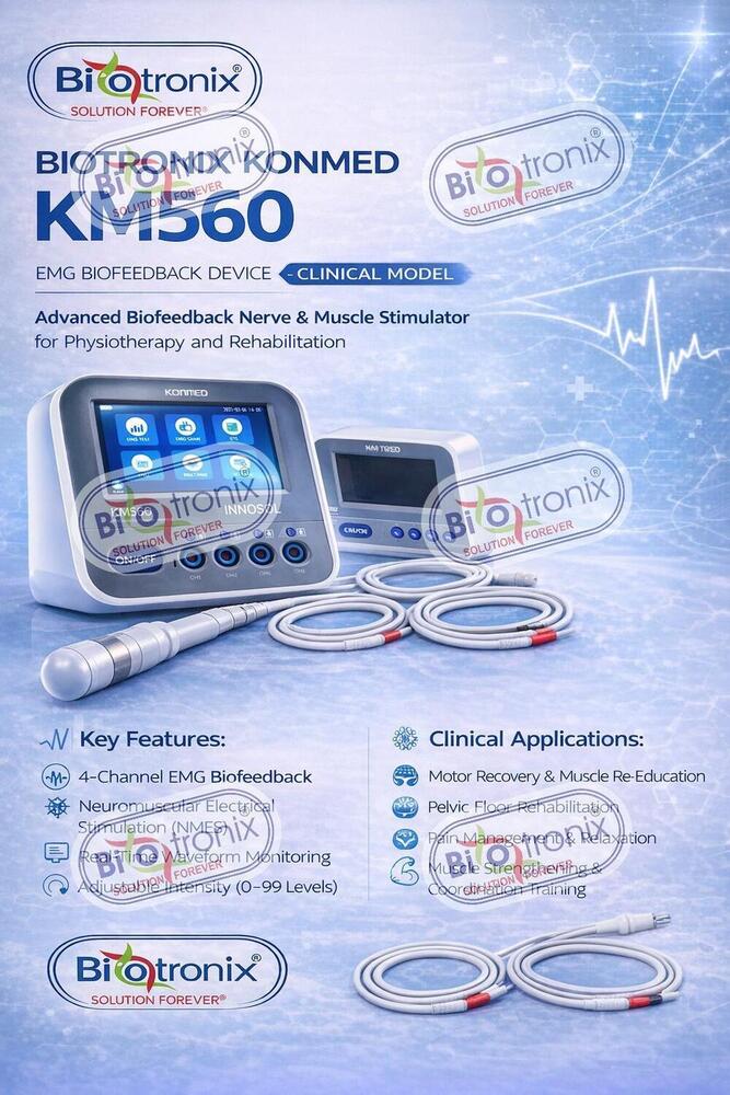 Konmed KM-560 EMG Biofeedback Device with NMES FES ETS Therapy
