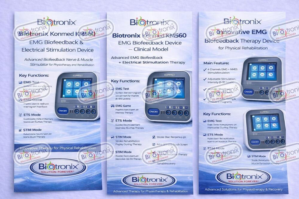 Konmed KM-560 EMG Biofeedback Device with NMES FES ETS Therapy