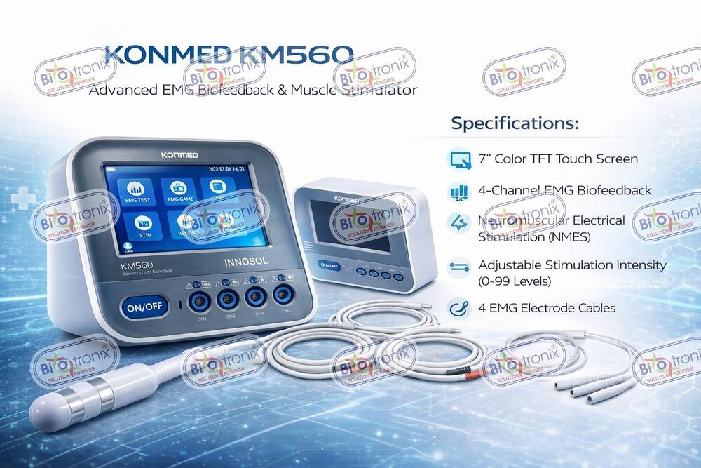 Konmed KM-560 Physiotherapy EMG Biofeedback Machine with Touchscreen