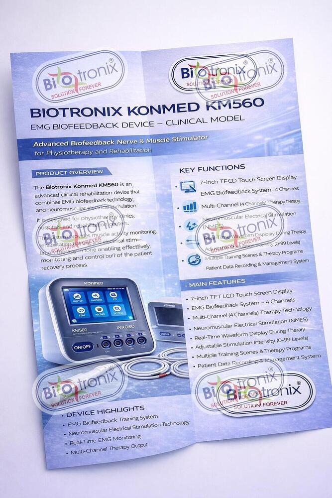 Konmed KM-560 Multi Channel EMG Therapy Device for Rehabilitation