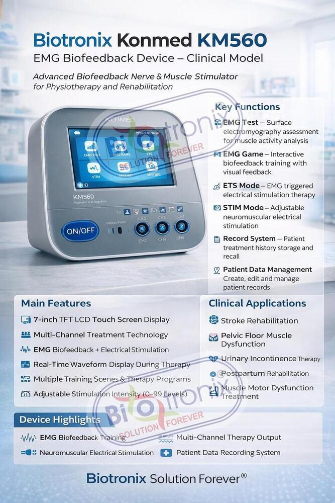 Konmed KM-560 EMG Muscle Training and Rehab Machine