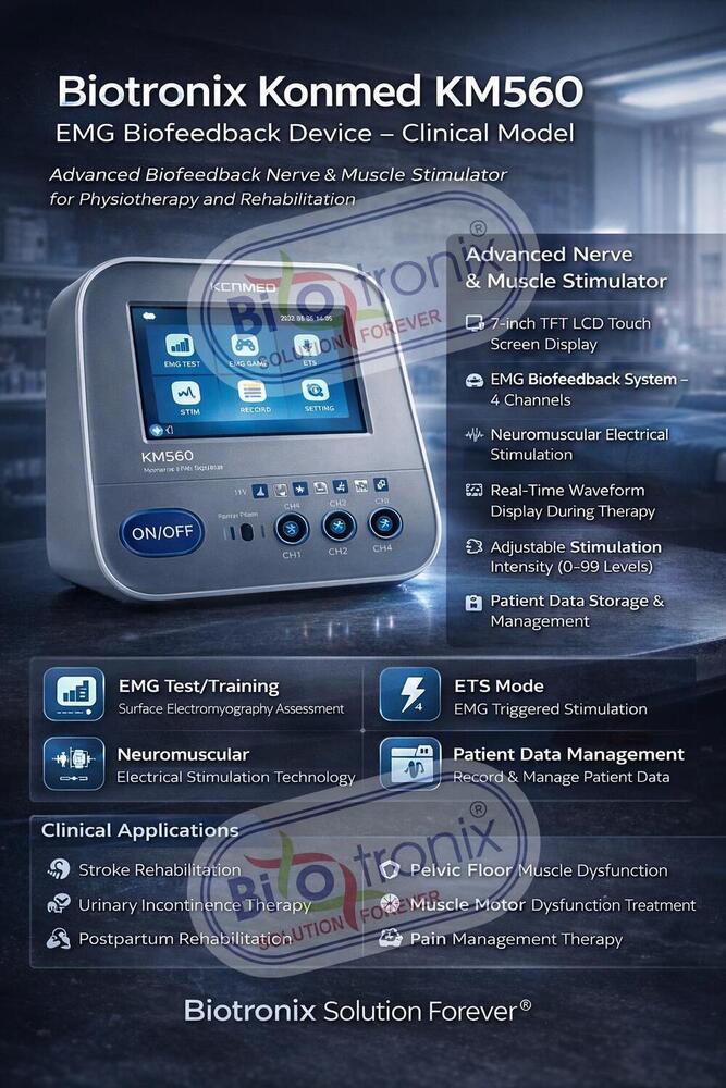 Konmed KM-560 Clinical EMG Biofeedback System for Hospitals