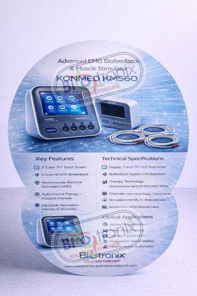 Konmed KM-560 Electrotherapy Biofeedback Device for Physiotherapy