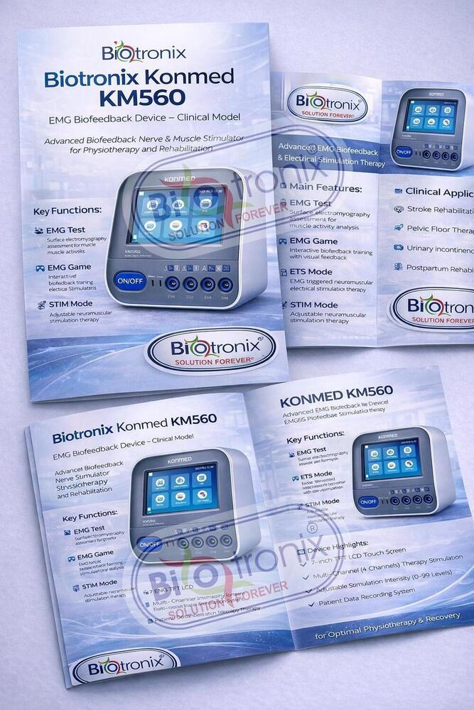 Konmed KM-560 4 Channel EMG Stimulator with Biofeedback Therapy