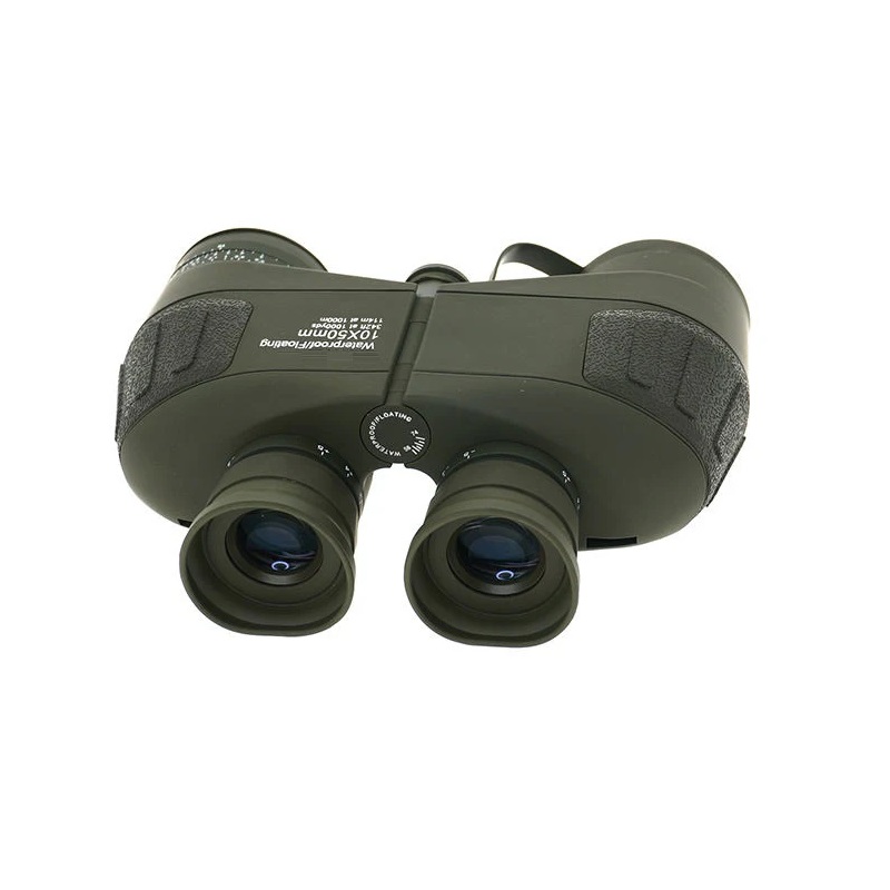 True Sense Military-Grade 10x50 Waterproof Binoculars Floating Tactical Optics Without Compass, MB-10x50