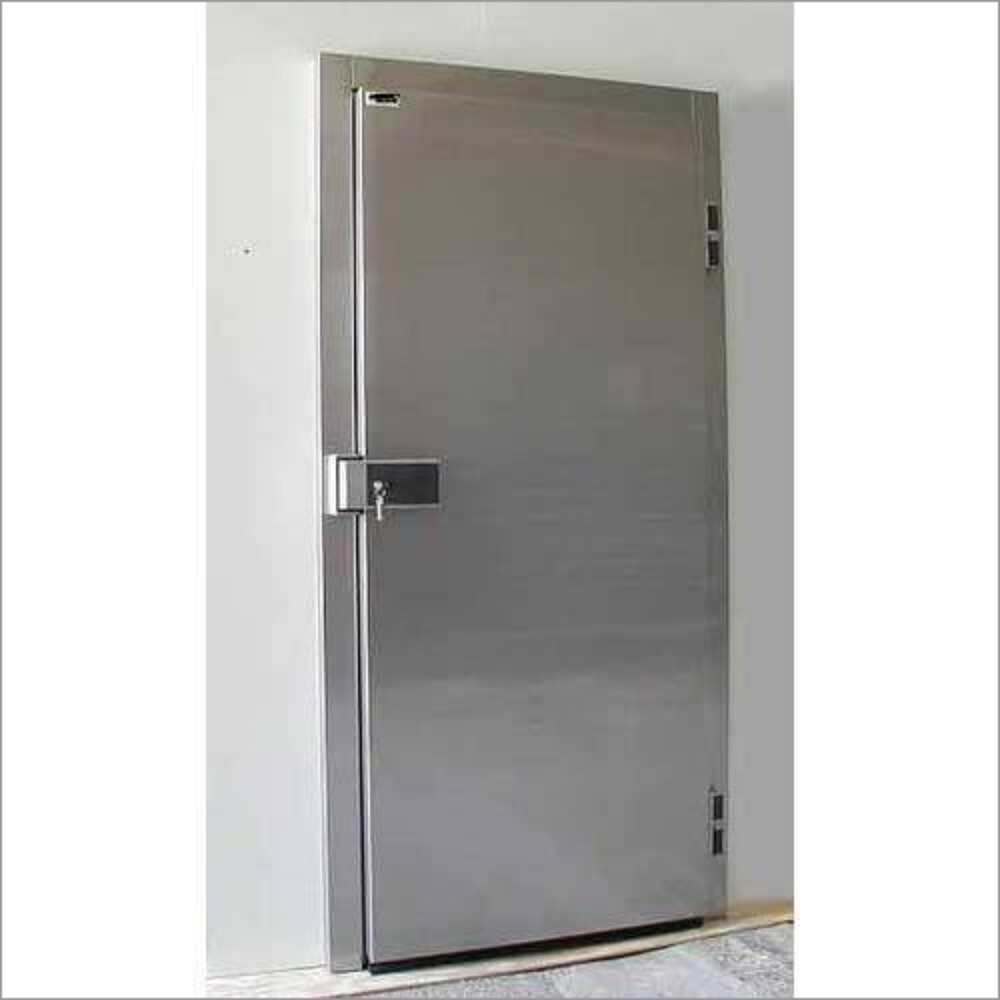 Industrial Cold Storage Door - Color: Silver