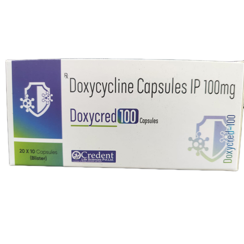  Doxycycline Capsules IP 100mg and 200mg