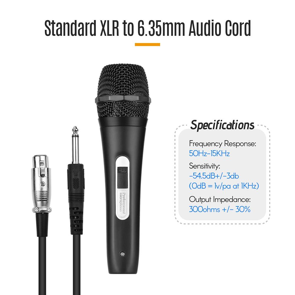 Dynamic R&r-308 Wired Mic - Color: Multi Colour