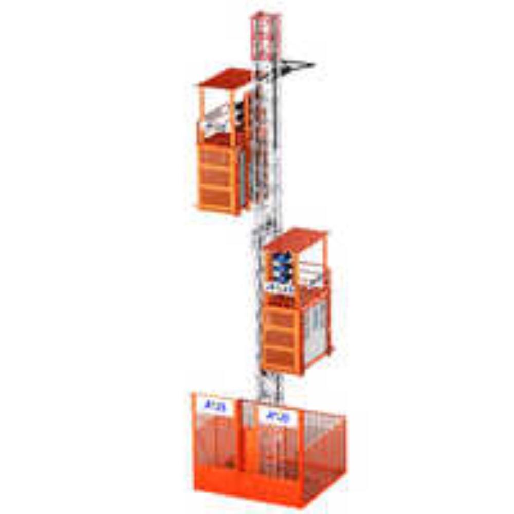 Industrial Man And Material Hoist