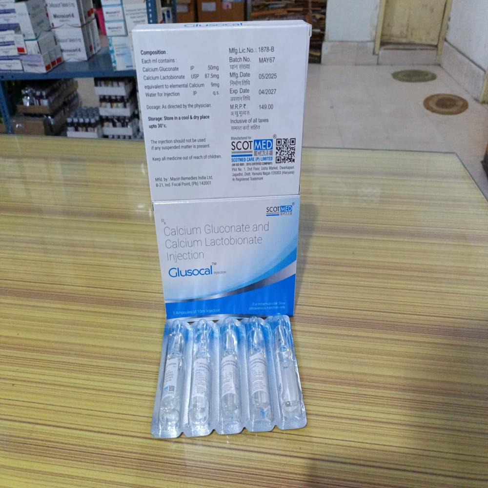 CALCIUM GLUCONATE AND CALCIUM LACTOBIONATE  INJECTION
