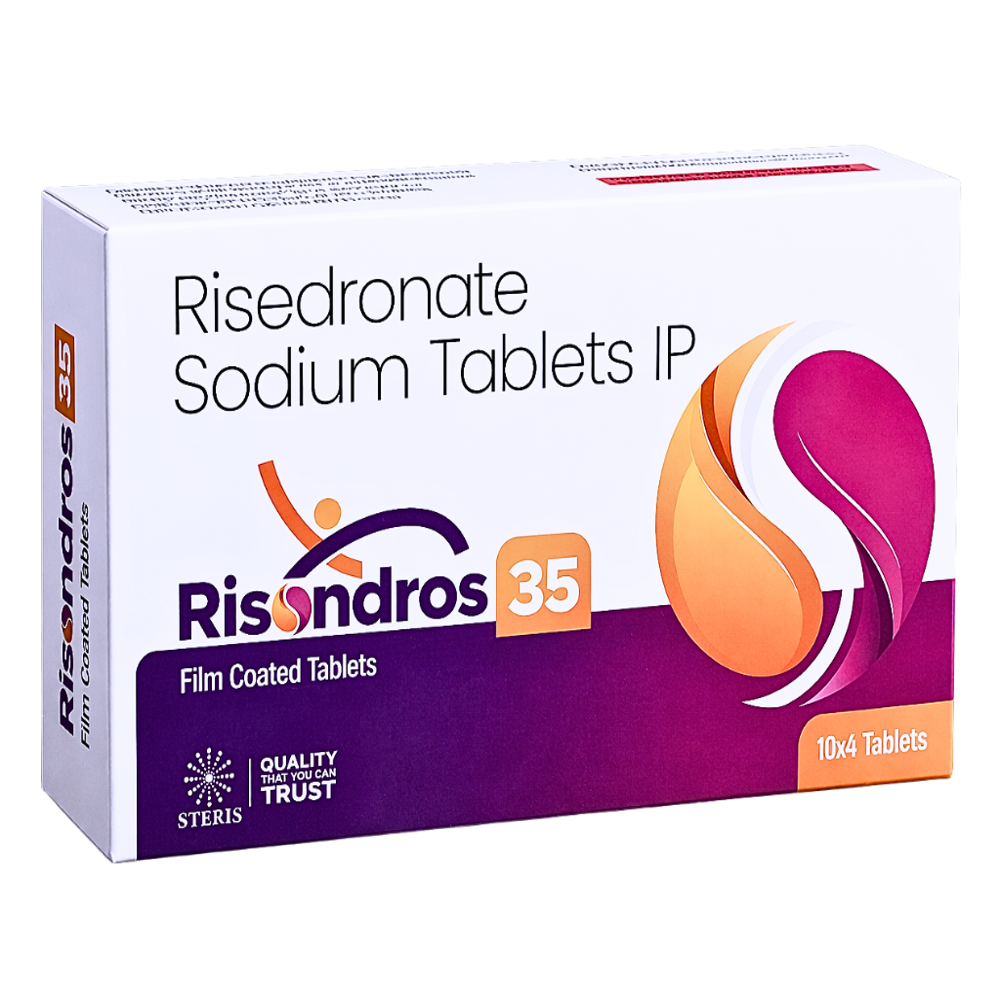 Risedronate Sodium Tablets Ip 35 Mg - Life Span: 24 Months (refer To Expiry Date On Packaging)