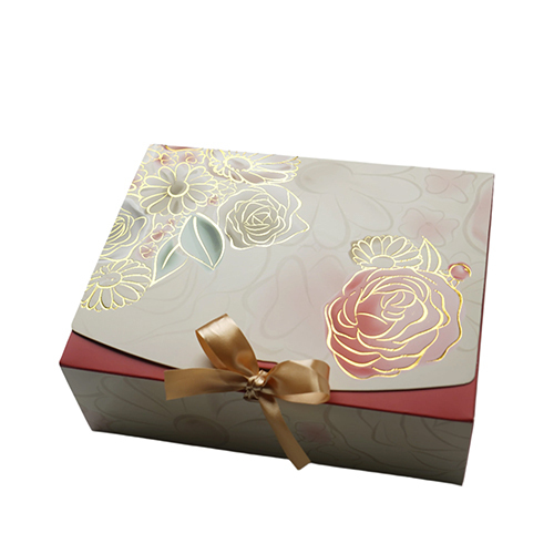RIBBON HAMPER BOX-CHAM-PAGNE MEADOW