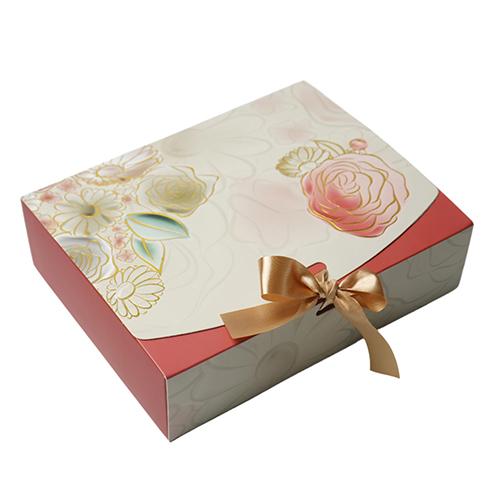 RIBBON HAMPER BOX-CHAM-PAGNE MEADOW