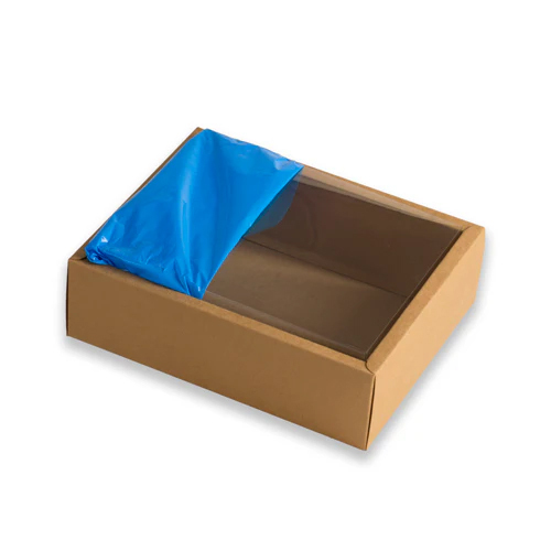 Brown Kraft Gift Box With Transparent Lid - Size: 10*8*3 Inch