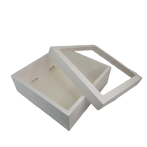 Hamper Box With Top Window Lid And Bottom