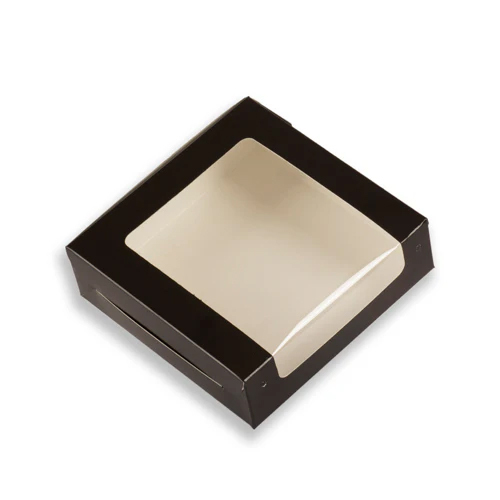 4 Pc Full Window Brownie Box Colored