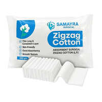 400 Gm Absorbent Surgical Zigzag Cotton Ip