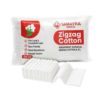 500 GM Absorbent Surgical Zigzag Cotton IP