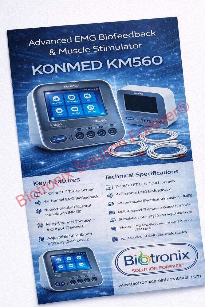 Konmed KM-560 EMG Biofeedback System with Interactive Training