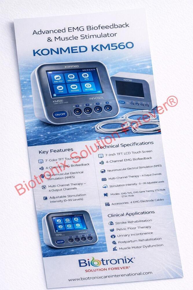 Konmed KM-560 EMG Biofeedback System with Interactive Training