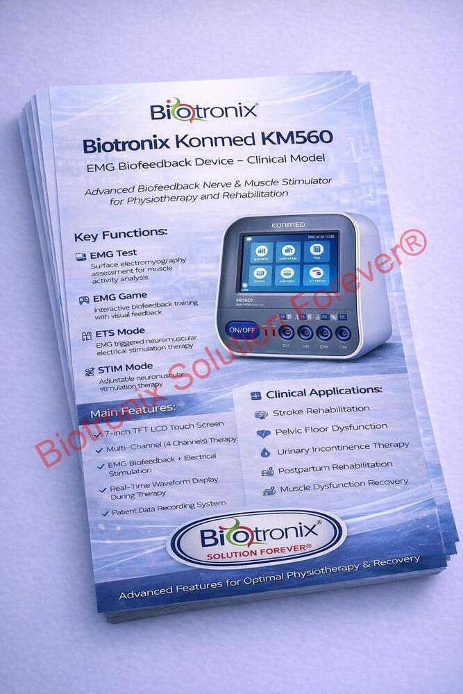 Konmed KM-560 EMG Biofeedback System with Interactive Training