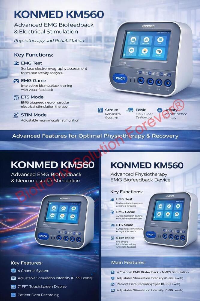 Konmed KM-560 Neuromuscular Rehab Biofeedback Equipment