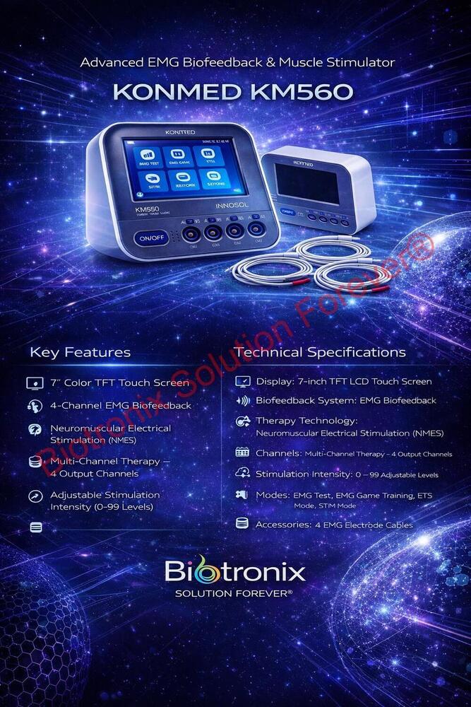 Konmed KM-560 Digital EMG Biofeedback Device for Clinics